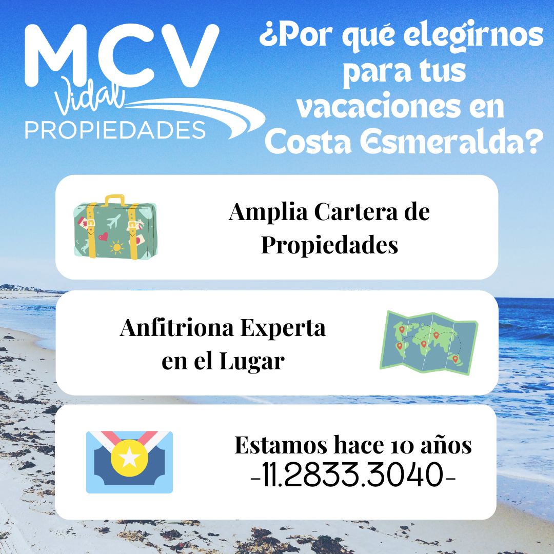 TIPS PARA ALQUILAR EN COSTA ESMERALDA