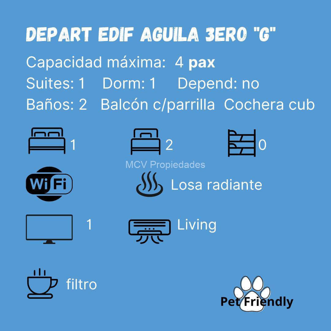 DEPTO EDIFICIO AGUILA 3 "G" p/ 4 pax de 3 AMBIENTES - TB EN VENTA — foto 21