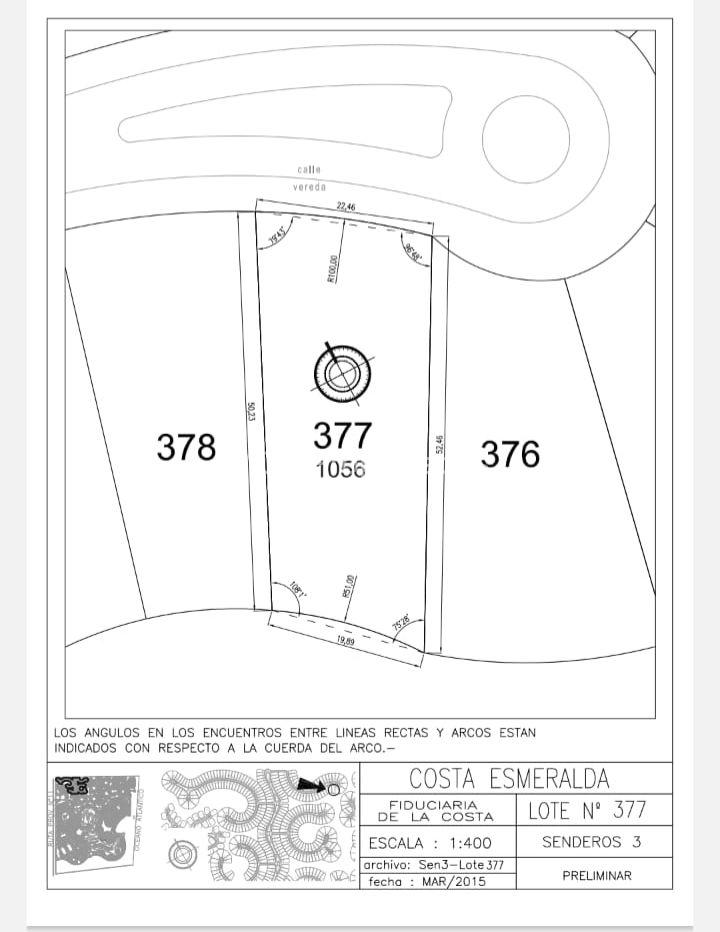 SENDEROS III Lote 377 OPORTUNIDAD!!!