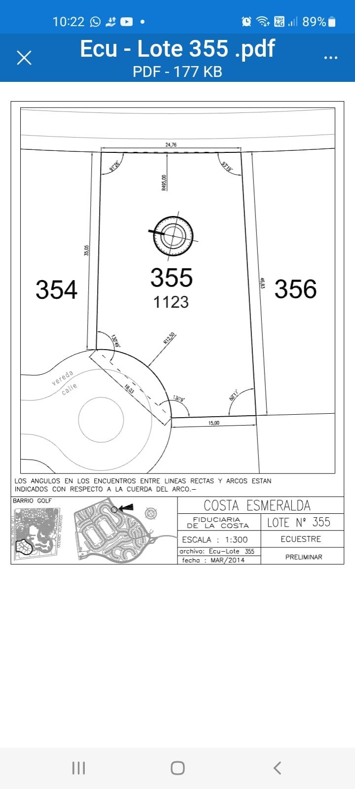 ECUESTRE 355 - Lote