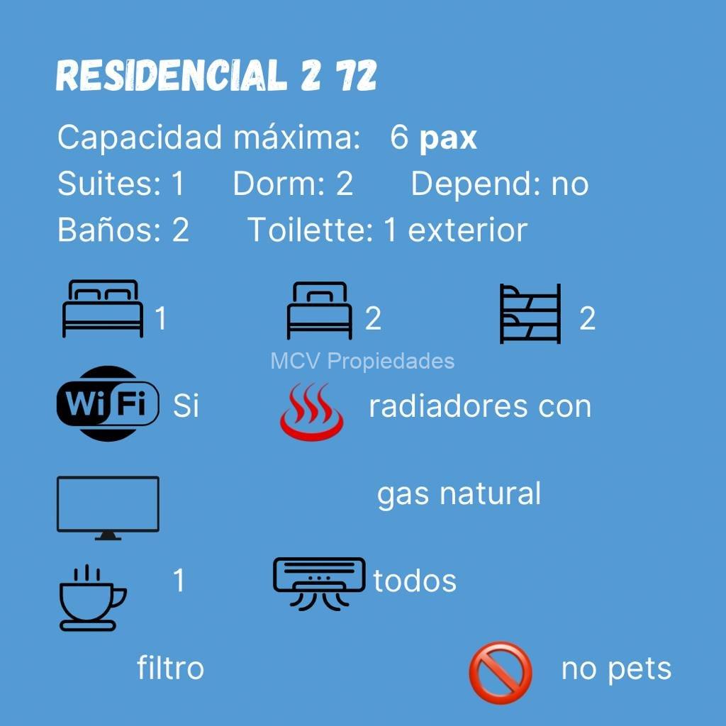 RESIDENCIAL 2 72 p/ 8 pax c/ pileta cercada — foto 29
