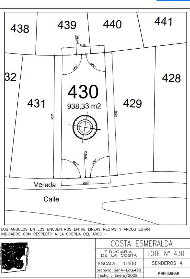 SENDEROS IV 430 - Lote en Venta — foto 1