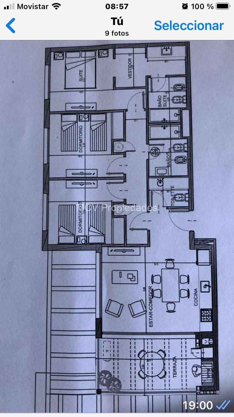 DEPTO EDIFICIO PAR 3ro G - p/6 pax - 3 dorm — foto 9