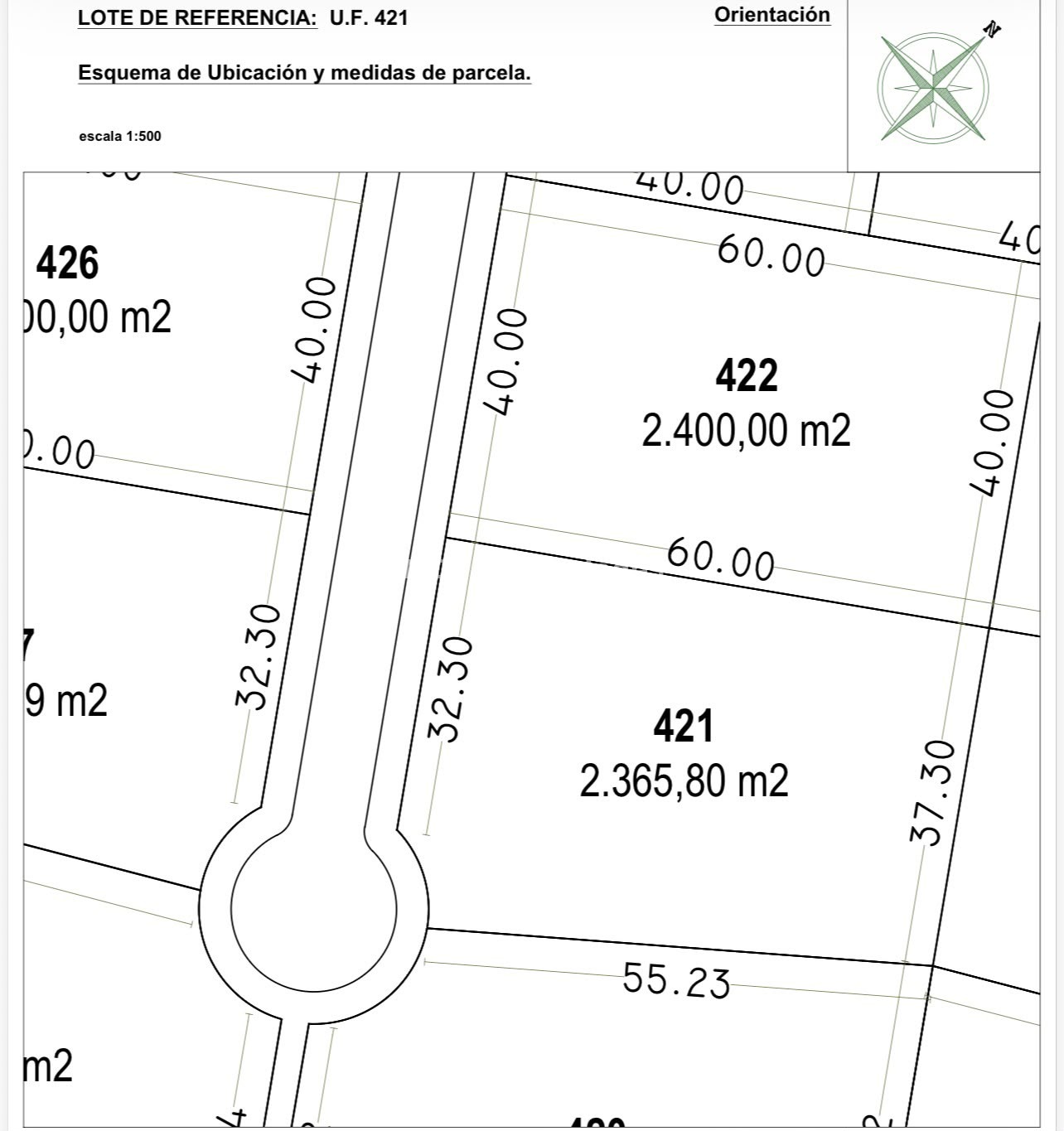 CAMPOS DE ROCA II - Lote c/ubicación central en coul de sac